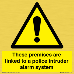 Premises are linked to police alarm